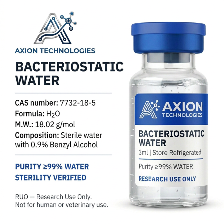Reconstrução de Água para pesquisa laboratorial - Axion Peptides
