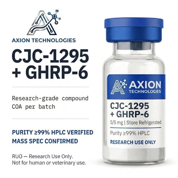 CJC-1295 (No DAC) + GHRP-6 para pesquisa laboratorial - Axion Peptides