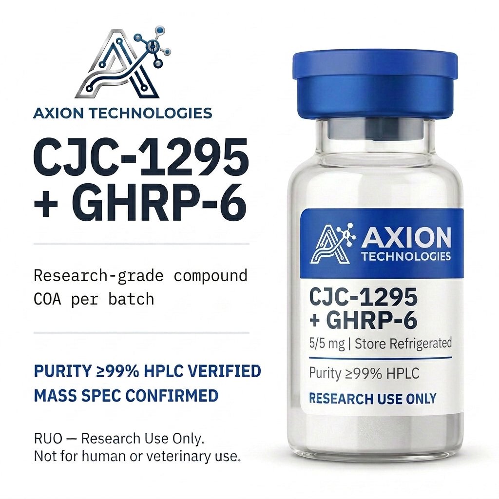 CJC-1295 (No DAC) + GHRP-6 CJC-1295 (No DAC) + GHRP-6 para pesquisa laboratorial - Axion Peptides