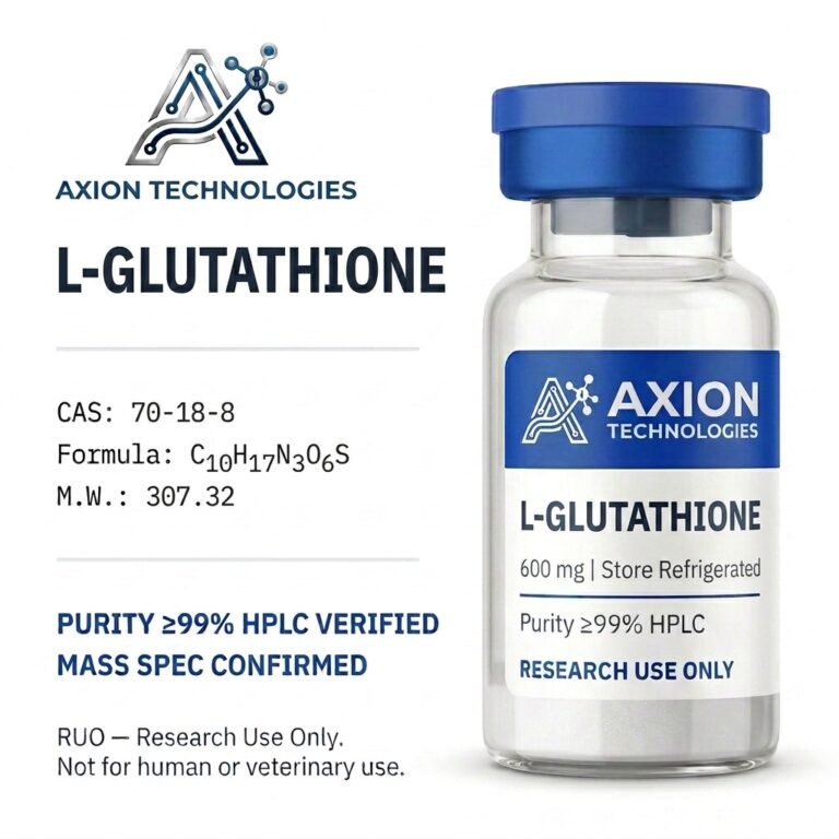 L-Glutationa para pesquisa laboratorial - Axion Peptides